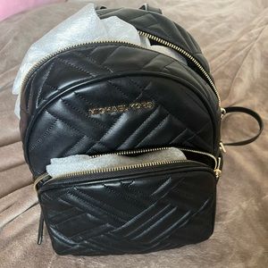 Michael Kors Abbey Quilted Backpack